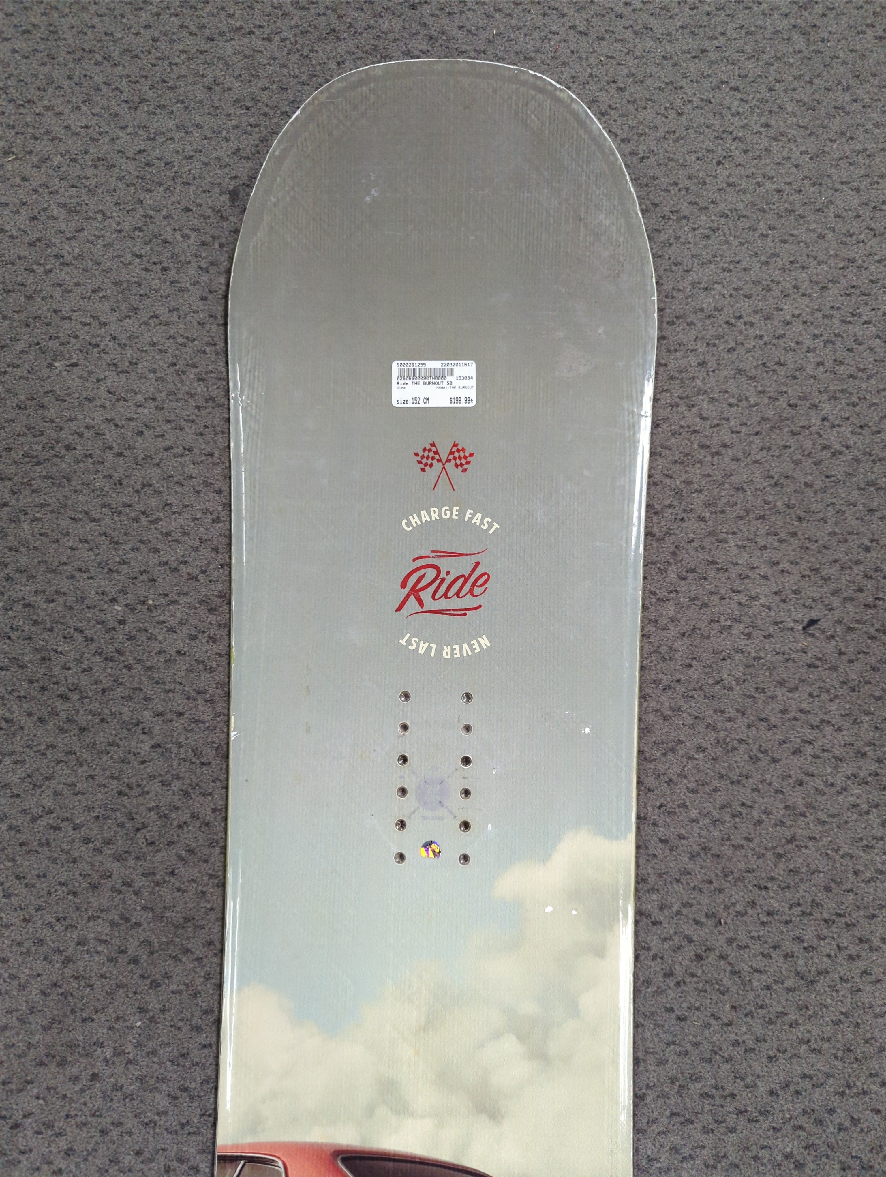 Used Ride The Burnout 152 Cm Mens Snowboards | SidelineSwap