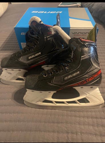 Junior Bauer Regular Width Size 4 Vapor X2.9 Hockey Skates