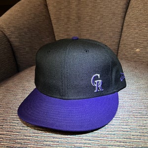 Colorado Rockies 7 1/2 Flawless blk/purple 59fifty