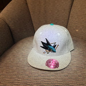 Sam Jose Sharks 7 3/8 fitted Mitchel and Ness