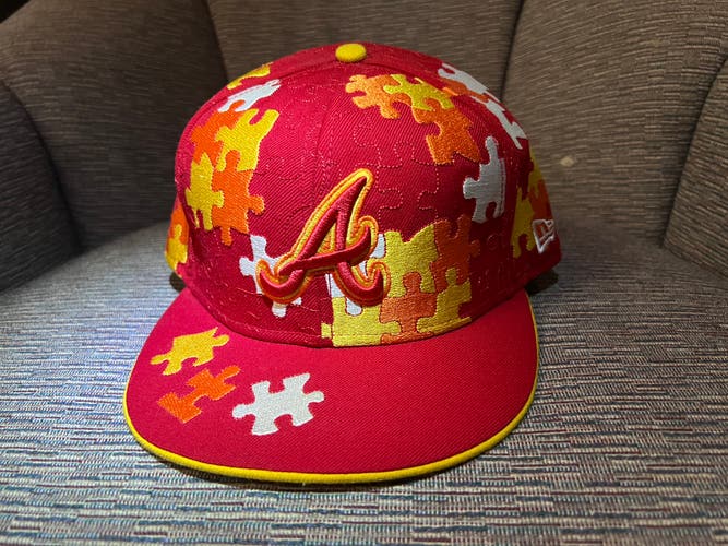 Atlanta Braves 7 1/2 puzzle piece Fresh Good Friday 59fifty