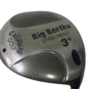 Callaway Big Bertha Steelhead 3+ Wood (Steel Uniflex) Strong 3w Club
