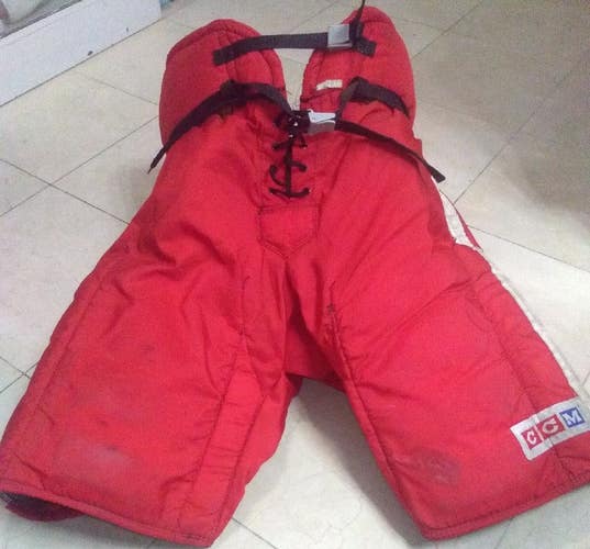 VIntage CCM Hockey Pants -  Dean Youngblood / Red Wings Colorway