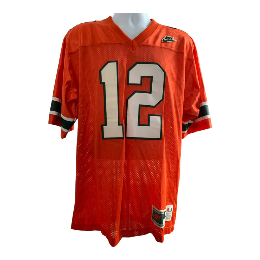 Miami “Hurricanes 16” Green Nike Football Jersey