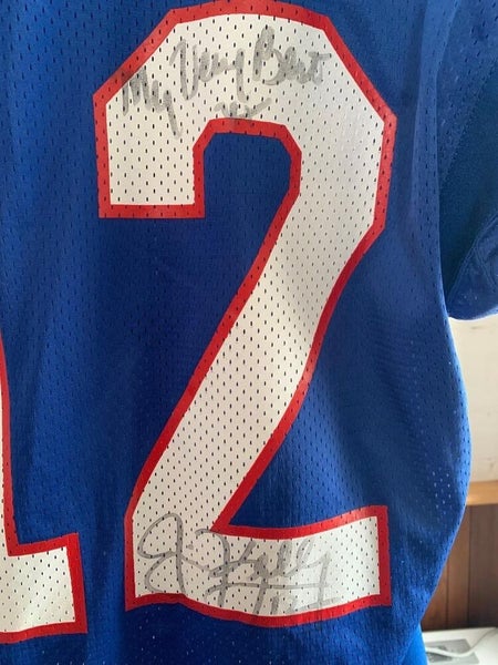 Jim Kelly Signed 75th Anniversary Champions Buffalo Bills Jersey