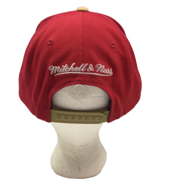 Mitchell and Ness Hat San Francisco 49ERS Vintage Collection Red Gold  SnapBack