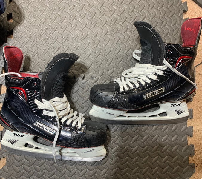Used Bauer Regular Width Pro Stock Size 11 Vapor 1X 2.0 Hockey Skates