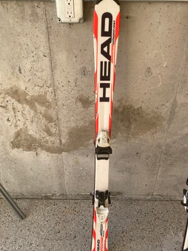 Used Unisex HEAD 127 cm Racing NA Skis With Bindings