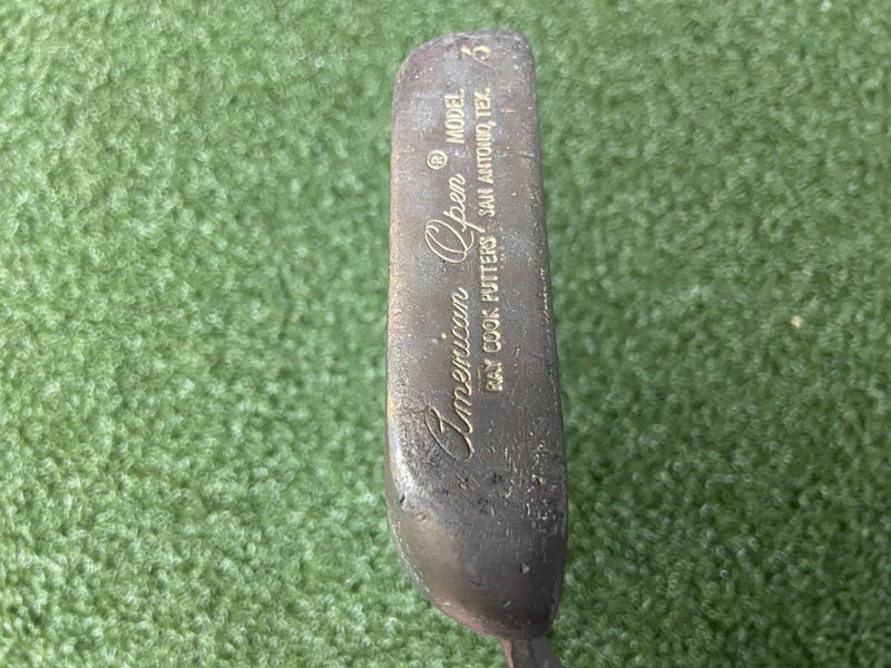Ray Cook American Open Model 3 Putter RH / ~35" Steel / Original Grip /mm7665