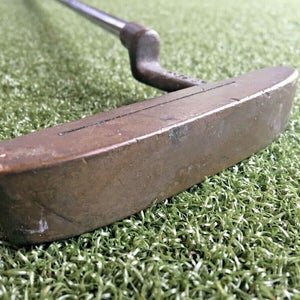 Tru-Putt Manganese Bronze 70-1 Slotted Blade Putter / RH / ~35" Steel / mm6125