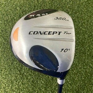 RAM Concept Tour Driver 10* / RH / Regular Graphite ~44" / New Grip / jl7061