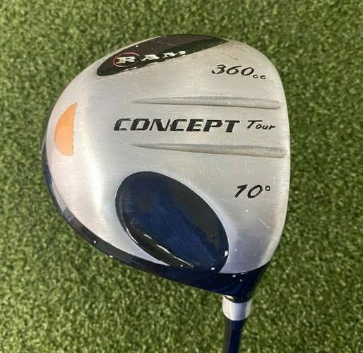 RAM Concept Tour Driver 10* / RH / Regular Graphite ~44" / New Grip / jl7061