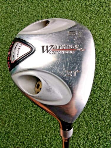 Warrior Custom Golf 5 Wood 21* / RH ~40.5" / Regular Graphite /Nice Grip /gw3539