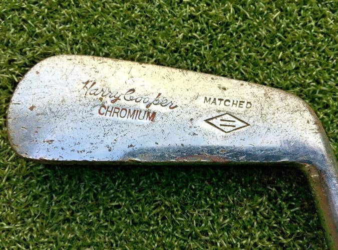 Harry Cooper Chromium Matched 10 Iron Putter RH / ~34" / Leather CL Grip /mm5213