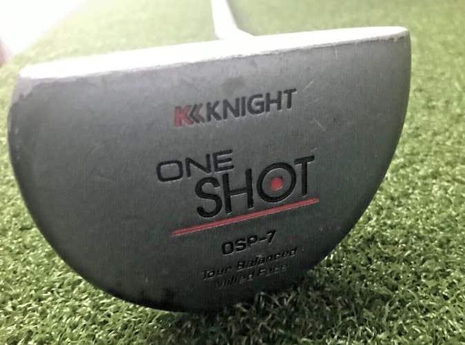 Knight Golf One Shot OSP-7 Putter / Steel / ~35.5" / Original Grip / dj7334