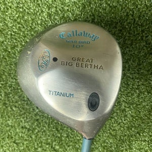 Callaway Great Big Bertha War Bird Titanium Driver 10* Ladies Graphite /sk7514