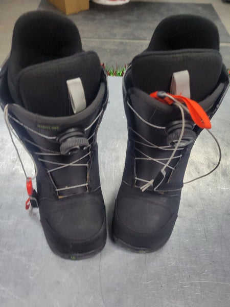 Used Burton Highline Boa Senior 8 Men's Snowboard Boots | SidelineSwap