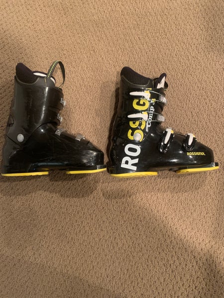 Lightly Used Kid's Rossignol All Mountain Comp J Ski Boots Soft Flex
