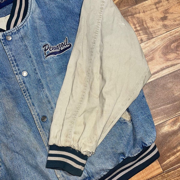 Rare Vintage Jean Jacket with Tons of Harley Davidson Patches