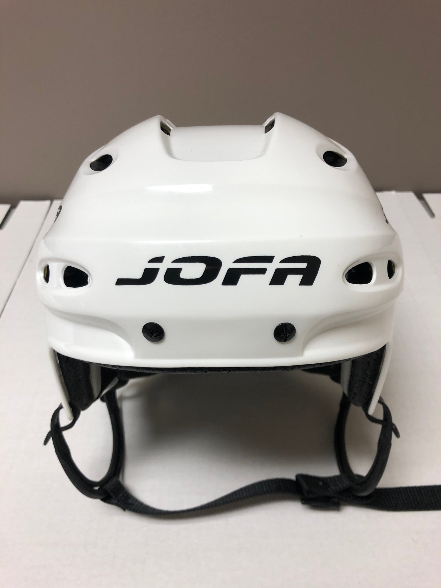 Senior Jofa 690 Hockey Helmet White Large Lg L sr SidelineSwap