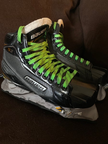 Used Bauer Extra Wide Width Size 9 Supreme S27 Hockey Goalie Skates