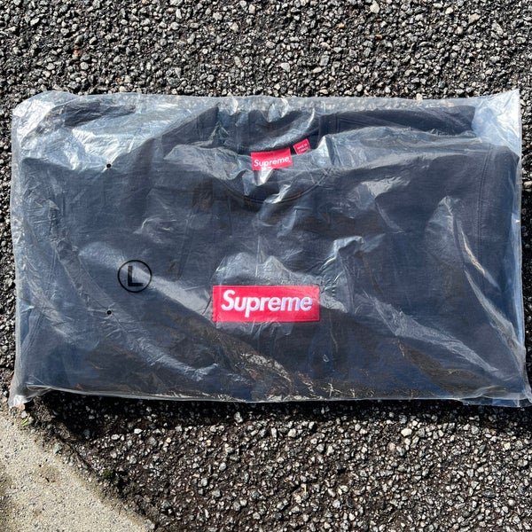 Supreme Box Logo Crewneck 'Black' (FW22) Large