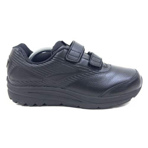 Brooks Women’s Addiction Walker V Strap 2 Comfort Shoes Black Leather Size 11