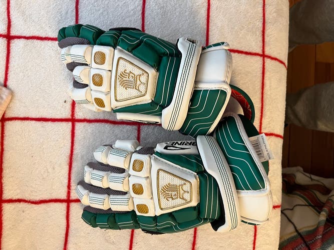 Used Player's Brine 12" King V Lacrosse Gloves