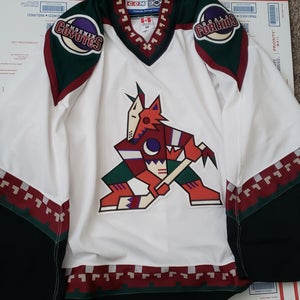 Phoenix Coyotes 2000-2001 RARE CCM Retail Authentic Hockey Jersey (Size  56)
