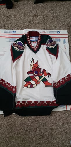 Phoenix Coyotes 2000-2001 "RARE" CCM Retail Authentic Hockey Jersey (Size 56)