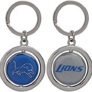 NFL Detroit Lions Spinning Logo Key Ring by Forever Collectibles