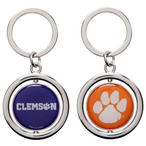 NCAA Clemson Tigers Spinning Logo Key Chain Forever Collectibles