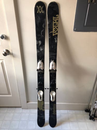 Used Volkl Gotama Skis With Marker Bindings 148cm