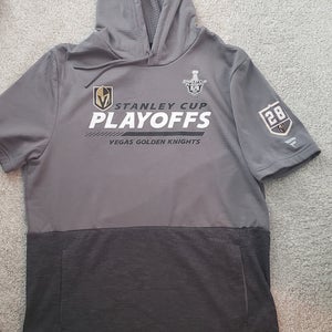 Vegas Golden Knights Carrier Player Worn Hoodie with Short Sleeves. Rare!!