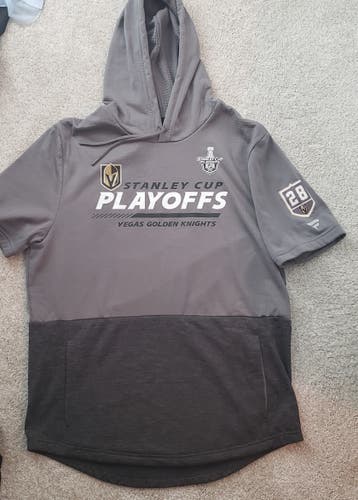 Vegas Golden Knights Carrier Player Worn Hoodie with Short Sleeves. Rare!!
