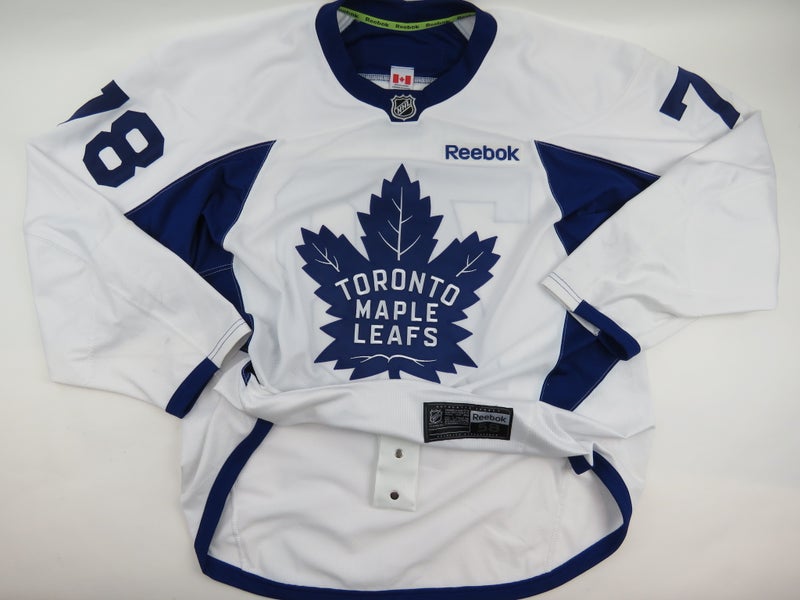 Reebok Toronto Maple Leafs Authentic NHL Pro Stock Practice Hockey Jersey  58 Blue #76 KOZHEVNIKOV | SidelineSwap