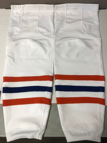 New Pro Stock Adidas Edmonton Oilers Reverse Retro Hockey Socks White Extra Large X-Large Xtra XL
