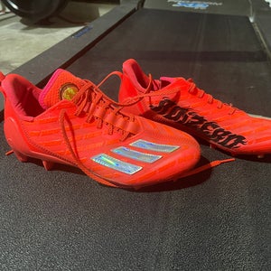 Red Men's Molded Cleats Adidas Cleats