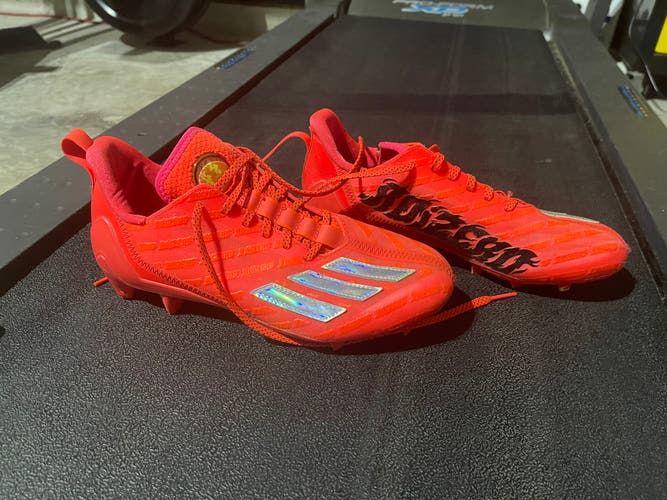 Red Men's Molded Cleats Adidas Cleats