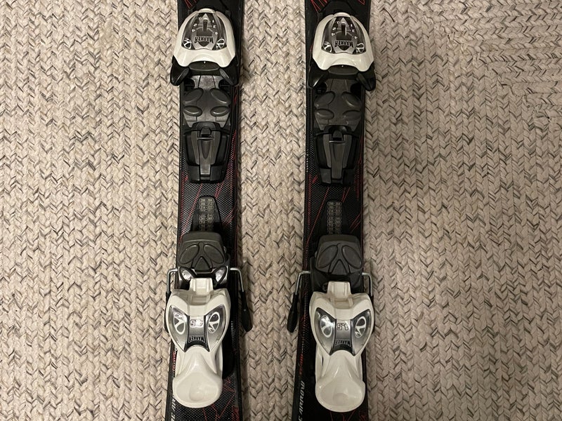Used Unisex Nordica 80 cm All Mountain FireArrow Team Skis With Bindings