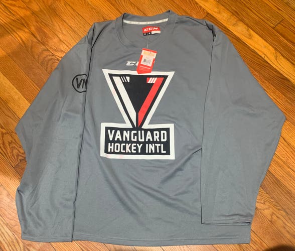 New Gray Rare Vanguard Hockey Intl. Jersey
