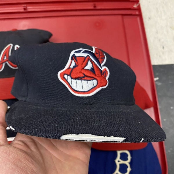 Vintage Cleveland Indians Chief Wahoo Sports Specialties Fitted Hat 6 7/8  MLB