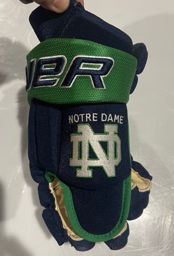 Bauer 14" Hockey Gloves - Notre Dame