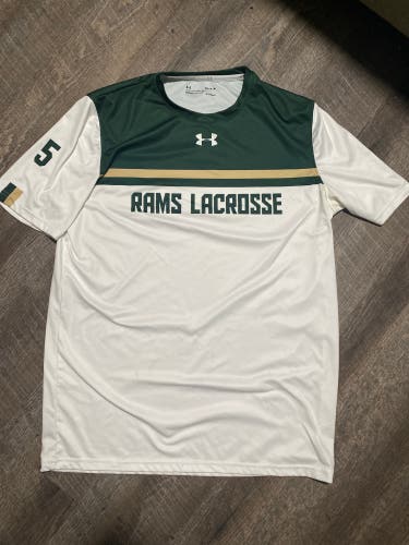Team Issued Under Armour Colorado State Rams Lacrosse shooter shirt, Size Medium, #5