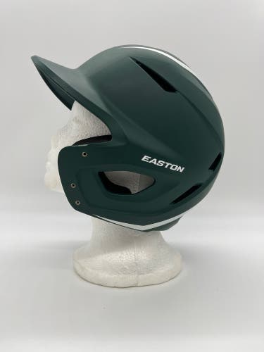 JR Junior Easton Elite X Batting Helmet DARK GREEN WHITE 6 1/2" - 7 1/8"