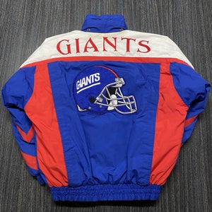 New York Giants Jacket Men XL Adult Nutmeg Puffer NFL Vintage 90s Coat NYG USA