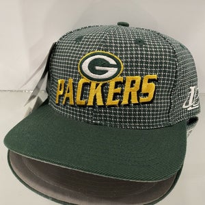Green Bay Packers Hat Cap Strapback NFL Football Logo Athletic Vintage 90s NWT