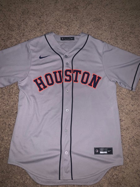 Nike Women's Houston Astros Gold Jose Altuve Replica Jersey