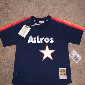 Houston Astros White Rainbow Vintage Jersey