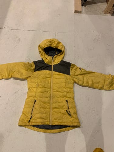 Sync Ski Jacket Puff Insulated Womens W Small S Yellow